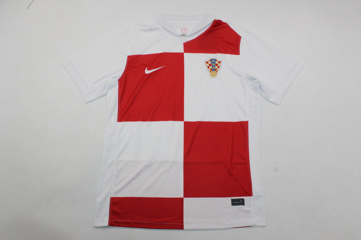 AAA Quality Croatia 2024 Euro Home Soccer Jersey